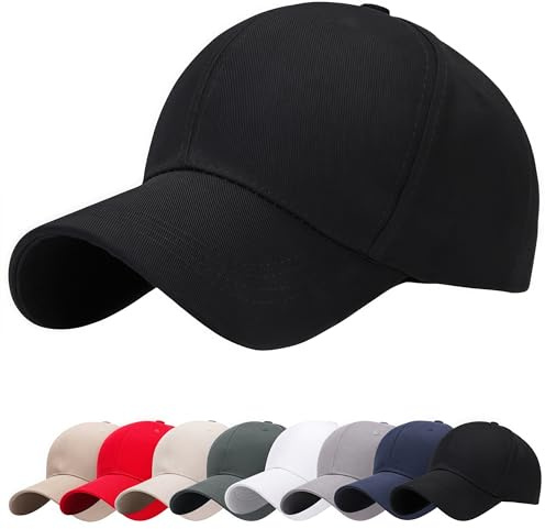 YKDLLF Cappellino Baseball Unisex Uomo Donne, Berretto con Visiera in Cotone, Snapback Regolabile, Cappello Estivo Invernale Casual Adatto per Sport attività All'aperto Lavoro E Tempo Libero
