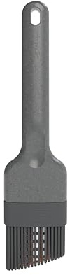 Zyliss Pinceau à badigeonner et à pâtisserie en silicone pour marinades, œufs, beurre, poignée incurvée en paille de blé durable, passe au lave-vaisselle