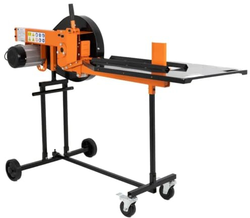 FM8FFE Fast Fire 8 Ton Electric Kinetic Log Splitter – Rapid 3s Cycle Time, 520mm Max Log Length, Pre-Assembled & Ready to Use – Mains Powered Wood Splitter for Fresh or Seasoned Logs
