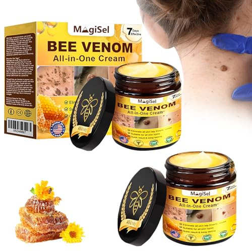 Bienengiftsalbe, Bee Venom Cream, Bienengift Creme, 2pc, Bienengift-Hautcreme, Bienengift Hautregenerations Creme für alle Hauttypen