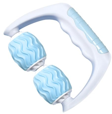 OUNONA Tragbares mit Ergonomischem Design Muskelentspannungs Massagegerät und Glatter Rolle aus Abs und Faszienentspannung für Ganzkörpermassage Beim Yoga