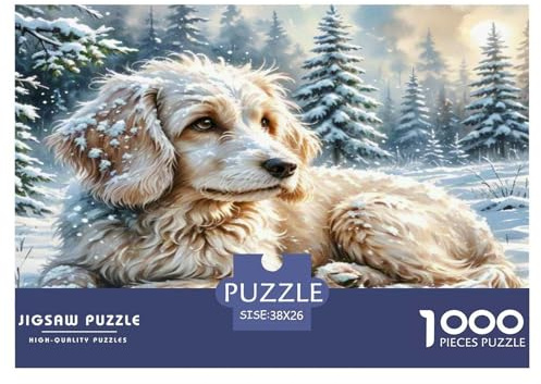Draht Fox Terrier 1000 Teile Schwieriges Großes Puzzle Für Die Ganze Familie, Teile Passen Perfekt Zusammen, Geschicklichkeitsspiel, Premium Quality, Stressabbau-Spielzeug 38x26cm/1000pcs