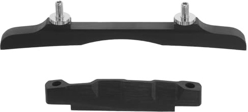 WEKADRIN Wooden Mandolin Bridge Saddle Replacement Ebony Mandolin Bridge String Instrument Repair Musical Instrument Maintenance