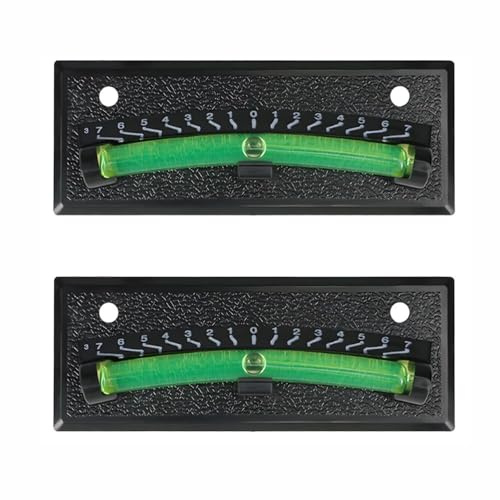 Lot de 2 niveaux à bulle autocollants pour camping-car, remorque, camping, camion
