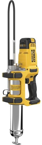 DEWALT DCGG581N Cordless Grease Gun 18 Volt with LED Lighting, 1.2 m Hose, Shoulder Strap, No Battery