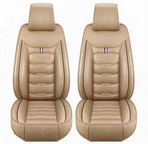 Auto Sitzbezüge, Für VW T5 T6 T6.1 California Multivan Transporter T7 Set Vordersitze Atmungsaktiv Wasserdicht Komfortabel Sitzschoner Universal Bequem Vorne Komplettset,C