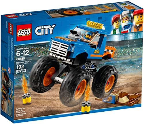 Sconosciuto Lego City Great Vehicles Monster Truck 60180 Kit di Costruzione (192 Pezzi) City Great Vehicles Monster Truck 60180 Building Kit (192 Pezzi)