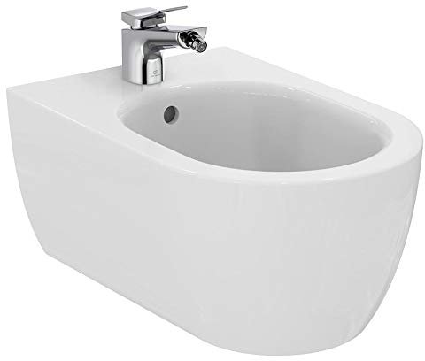 Ideal Standard T375001 Blend Curve Bidé Monoforo suspendido con fijaciones ocultas
