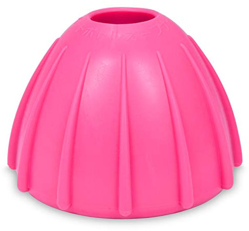 Seki Japan Hand Held Bottle Cap Opener, Pink Rubber Remove Stubborn Lids Kitchen Gripper for Elderly, Women, Children