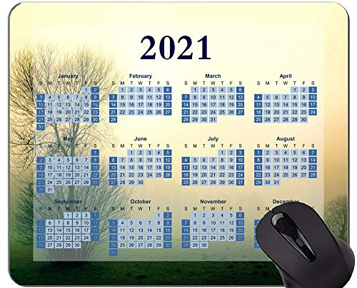 2021 Mouse Pad Kalender, Mood Sun Field Rubber Mouse Pad