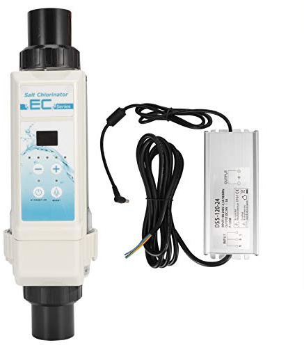 Deror Salzchlorierer, EC20 20g / H SPA Chlorgenerator Elektrolyseur Schwimmbad Salzchlorierer 100-240V