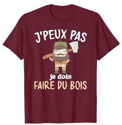 Forestière Scie à Chaîne - Tronçonneuse Bûcheron T-Shirt