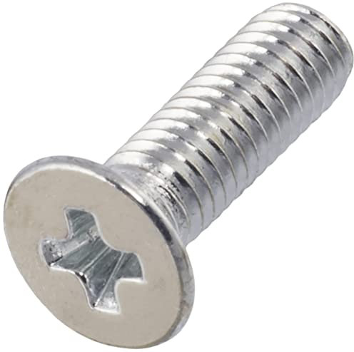 AERZETIX - C59941 - Lot de 100 vis à métaux M3x10 mm à tête fraisée PH1 - DIN 965 - en acier au carbone - dureté 4.8 - finition zingué - pour fixation vis tournevis assemblage