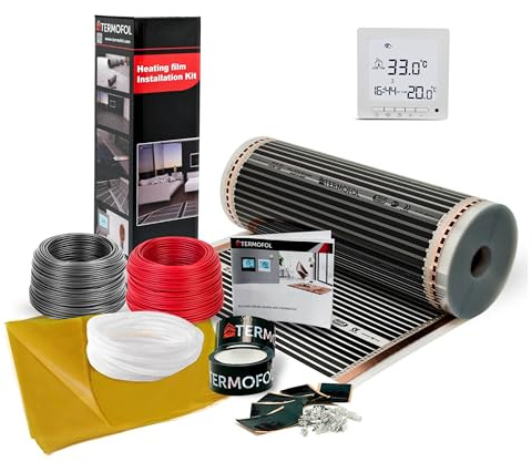 Kit complet de chauffage au sol infrarouge avec film chauffant 180W/m²