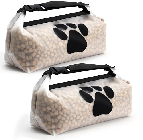 BELLE VOUS 2 Porta Crocchette - Contenitore Cibo per Cani e Gatti - Sacchetti Snack e Premietti - Accessori Addestramento Cane - Contenitori da Viaggio e Campeggio