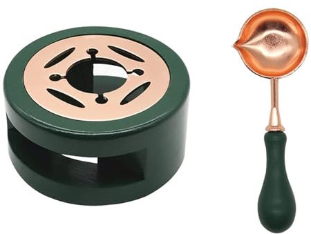 Schmelzlöffel, Wachssiegelwärmer Set, Siegelwachs Wärmer Set, Siegelwachs Siegelwärmer, Wachssiegelwärmer Kit, Wachs Siegel Kit, Wachssiegel Stempel Set, Wachssiegelwärmer Schmelzset