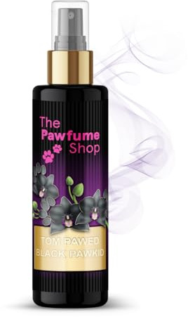 The Pawfume Shop - Black Pawkid, Unisex Dog Perfume Spray - Suitable For all Breeds & Sizes - For Fresh Scent & Odour Control - Gentle on Skin & Long-Lasting Fragrance - 100ml