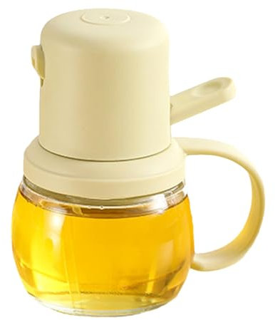 ARIOU Botella pulverizadora de aceite de oliva de grado alimenticio, 200 ml, botella dispensadora de aceite de oliva para cocina, botella de aceite en aerosol para asar