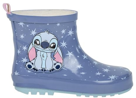 CERDÁ LIFE'S LITTLE MOMENTS Botas Lluvia Stitch Niños Fabricadas Goma Impermeable Suela Antideslizante, Azul, 31 EU