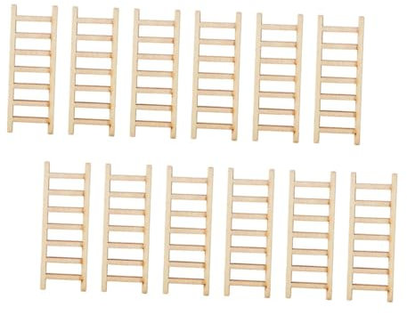 Gogogmee 100stücke Miniatur Holzleiter Modelle Für Mikro-landschaften Potted Ornamente Dekoration Für Bonsai Und Feengarten Charmante Miniatur Deko Für Zuhause