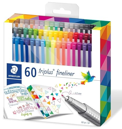 STAEDTLER Fineliner triplus 60 st