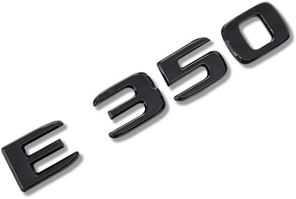 MCK Auto - Emblema negro brillante para maletero trasero E350 HB8R2