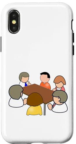 Meeting in The Conference Room Boardroom Meeting Office Case for iPhone X/XS