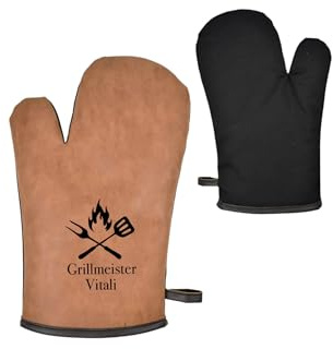 Grillhandschuh für Rechtshänder // Grillhandschuh personalisiert