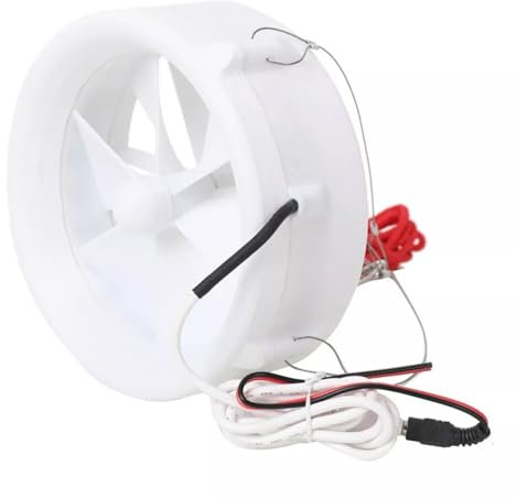 ZQIRUIQZ 25W Portable Wind & Water Turbine Generator, 12V USB Output, Dual-Purpose Micro Power Generator For Outdoor Camping And Home Backup