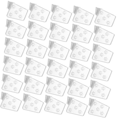 NUOBESTY 30 Piezas Separadores de Frigorífico Ajustables Organización de Divisores de Puerta Congeladores y Frigoríficos Accesorios Prácticos Almacenamiento