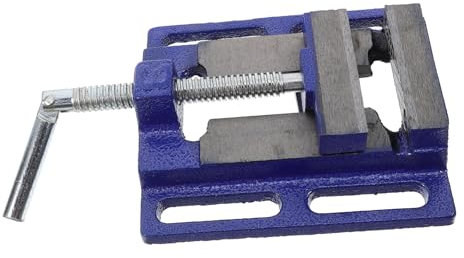 Amosfun Étau de Perceuse à Colonne Mini Pince de Table Métallique Outil de Serrage pour Bois et Fixation Robuste Design Simple 1 Pièce