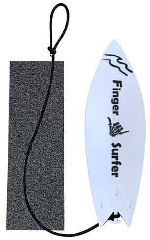 Finger Wind Surf Board Toy - Mini Surfboard für Autofenster | Leichtes tragbares Fingerboard | Geschenk für Surfer Reise im Freien, Kinder Teenager Erwachsene, Stressabbau