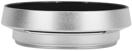 Dioche Universell Aluminiumlegering Universal Aluminiumlegering Bärbar Ihålig Kamera Fasad Motljusskydd - Silver |för 49 Mm, 52 Mm, 55, 58 Linser med Reflektionsbeläggning (58)
