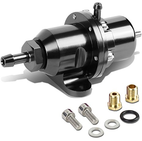 DNA Motoring FPR-T119-TT Fuel Pressure Regulator [For 88-01 Civic Si/CRV/Integra/NSX], Gray