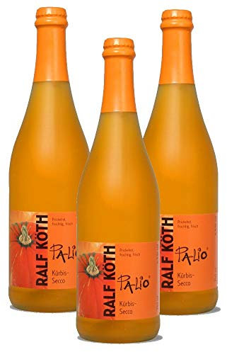 Palio - Kürbis Secco 3x 0,75l - Fruchtiger Kürbis Perlwein - Prämiert aus Deutschland