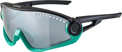 ALPINA 5W1NG Sportbrille, turquise-black matt, One Size