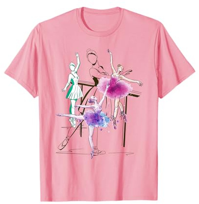 En Pointe Dancer Girls Women Ballerina Dance Ballet T-Shirt