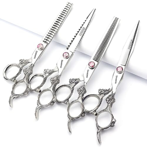 6/7/8/9-Zoll professionelle Haarschneidemaschine Set, Edelstahl scharfe Haarschneidemaschine, Friseur spezifische Schere