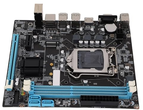 Carte Mère Micro ATX, Socket LGA1155 DDR3, M.2 NVMe NGFF, Alimentation Triphasée, Sortie VGA HD
