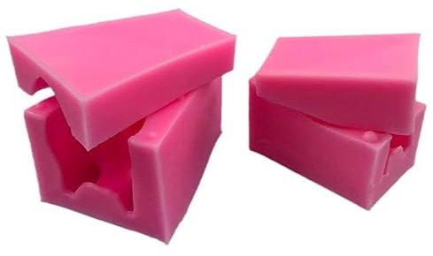 VeEthi Moldes Tartas Silicona 2 Formas De Cerdito, Moldes De Silicona, Moldes Para Hornear Pasteles De Fondant De Animales