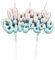 AIYONG Velas Cumpleaños, Vela de Cumpleaños Happy Birthday Para Tartas, Vela de Letras Degradados, Ideal para Fiestas de Cumpleaños de Niñas y Decoración de Tartas (Happy Birthday)