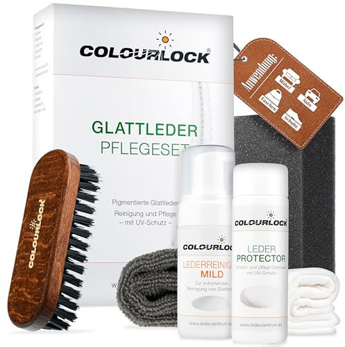 Colourlock - Juego de cuidado de cuero, Cuero liso