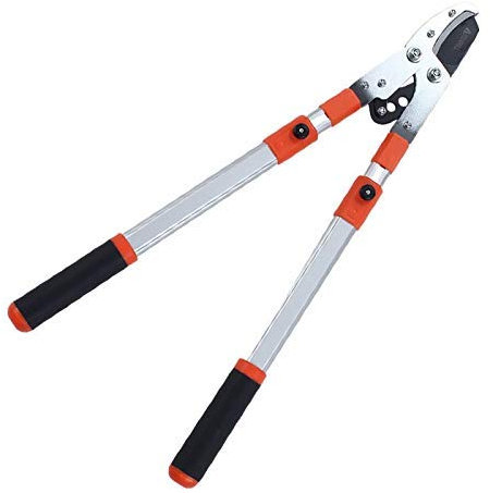 Garden Long Handle Garden Prune Tools Telescopic Ratchet Lopper Alloy Long Handle Manganese Steel Blade Flat Pruning Shears Quality Gardening Tool Every Family Shears