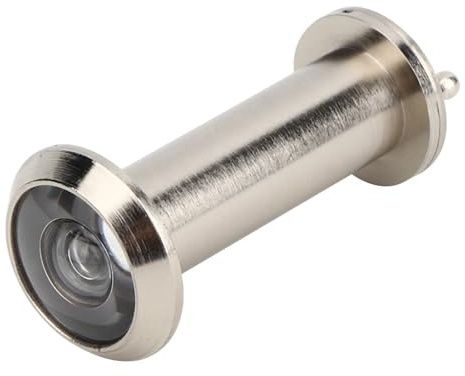 TIKATARER Mirillas para Puerta, Mirilla de Puerta de Aleación con Cubierta Trasera para Uso Doméstico (Trefilado extendido de 16 mm, Apertura 16-23,)