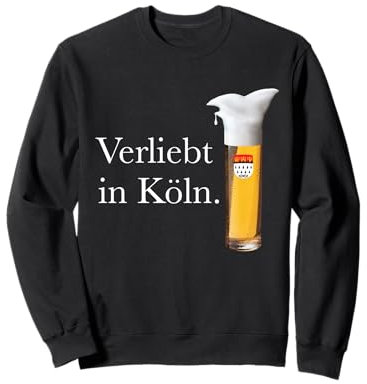 Verliebt in Köln Kölle Alaaf Konfetti Karneval Faschingumzug Sweatshirt
