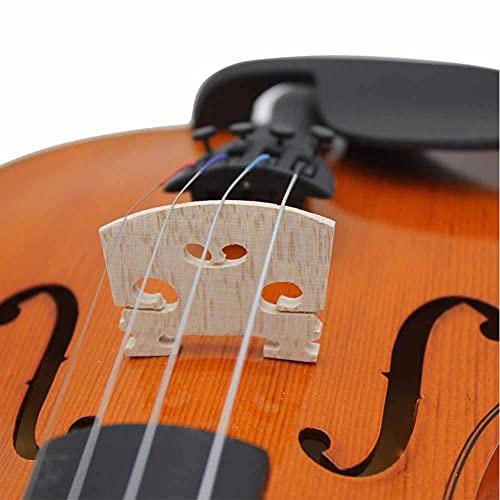 Joyance Violinenbrücke aus Holz, Premium-Ahornholz, Violinensteg-Set, Violinensteg, Akkory für Instrumentenanfänger, 1/8-Größe, Holz-Violinenstegteile