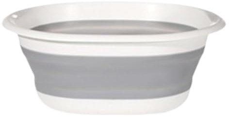 Dmuzsoih 31x4.5cm Folding Hand Wash Basin, Foldable Wash Basin, Space Saving Multipurpose, PP+ Washing Up Bowl, Foldable Dish Tub for Kitchen Travel Camping Hiking Motorhome