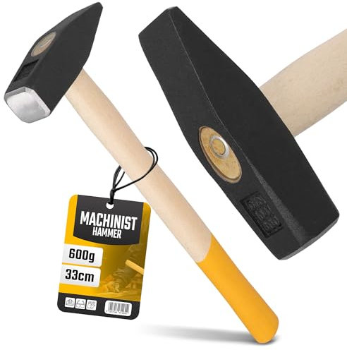 Marteau Serrurier 600 G Manche Bois Robuste Acier Forgé Tête Ergonomique Confort Utilisation Longue Durée Atelier Métal Outils Professionnels Précision Travail
