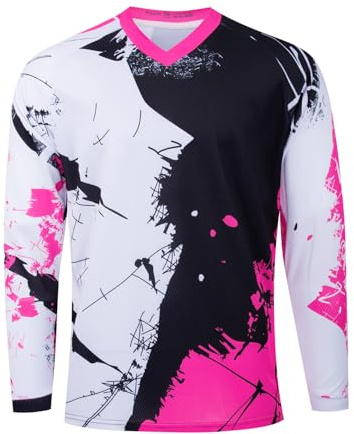 Kinder-Radtrikot Dirt Bike Kinder Mountain Motocross Langarm Jungen-Shirt Biker Downhill Oberteil Kleidung 4-14 Jahre