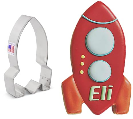 Keksausstecher Raumschiff Rakete - 10,2 cm - Ausstechformen von Ann Clark USA